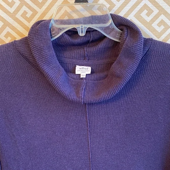 Wilfred Lilac Knit Dress Sweater - Picture 5 of 11